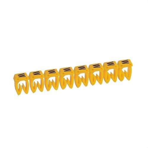 Etichetta per cablaggio CAB 3 - Lettera W fino a 1,5mm2 con riferimento 038322 del marchio LEGRAND