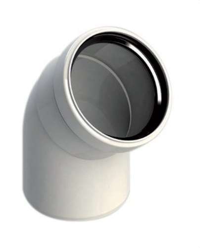Gomito camino diametro 80mm 45º maschio-femmina polipropilene con riferimento 8-45MH5 del marchio FIG