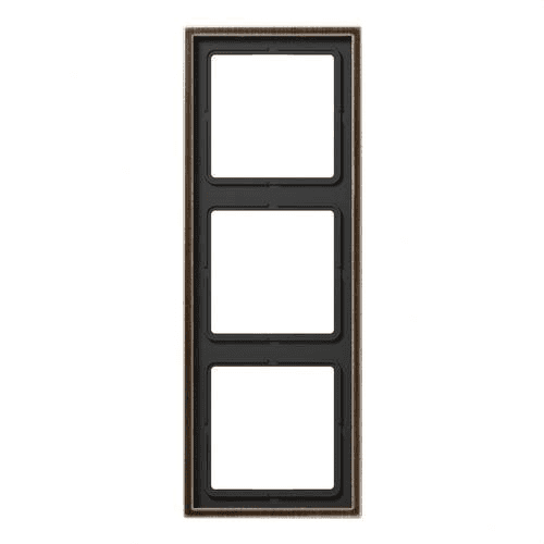 Cornice tripla Jung LS990 Ottone antik con riferimento ME2983AT del marchio JUNG