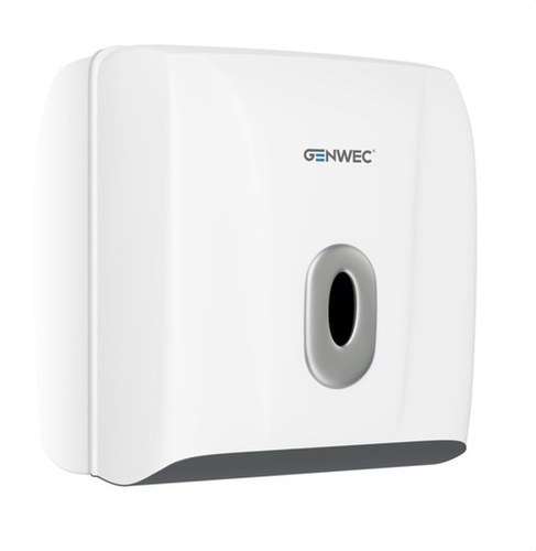 Dispenser di asciugamani in carta ABS bianco con riferimento GW03 20 01 00 del marchio GENWEC