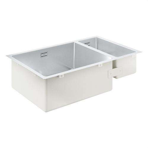 Lavello in acciaio inossidabile da 1,5 vasche K700U cromo con riferimento 31575SD1 del marchio GROHE