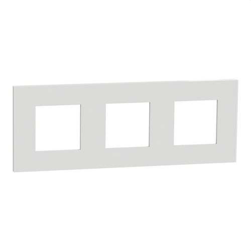 Cornice a 3 elementi bianca New Unica Deco con riferimento NU600618 del marchio SCHNEIDER ELECTRIC