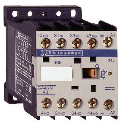Minicontattore ausiliario 3 NA+1 NC 24V CC B/-C con riferimento CA4KN31BW3 del marchio SCHNEIDER ELECTRIC