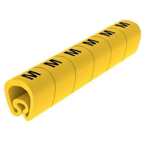 Segnalatori pretagliati gialli Ø18 PVC plastificati con riferimento 1813-M del marchio UNEX