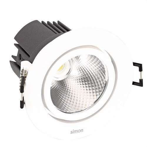 Downlight LED 703.23 Orientabile Rotondo 4000K WIDE FLOOD bianco con riferimento 70323030-484 del marchio SIMON