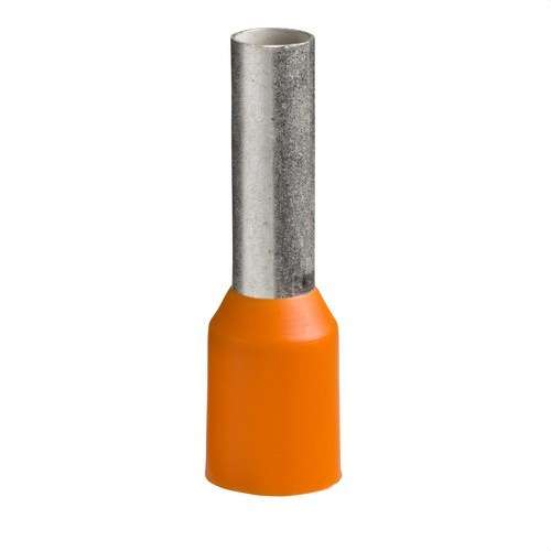 Terminale di cavo isolato senza isolamento 4mm2 arancione con riferimento DZ5CE042 del marchio SCHNEIDER ELECTRIC