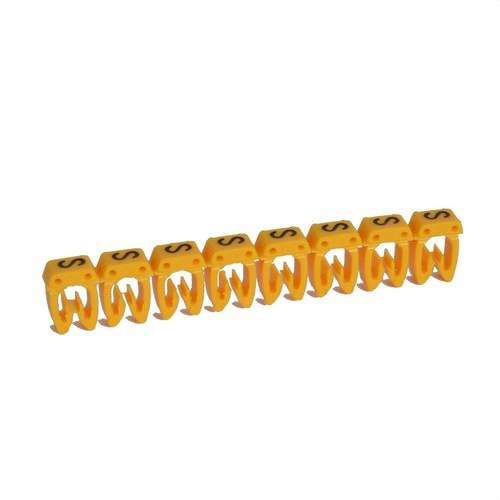 Etichetta per cablaggio CAB 3 - Lettera S fino a 1,5mm2 con riferimento 038318 del marchio LEGRAND