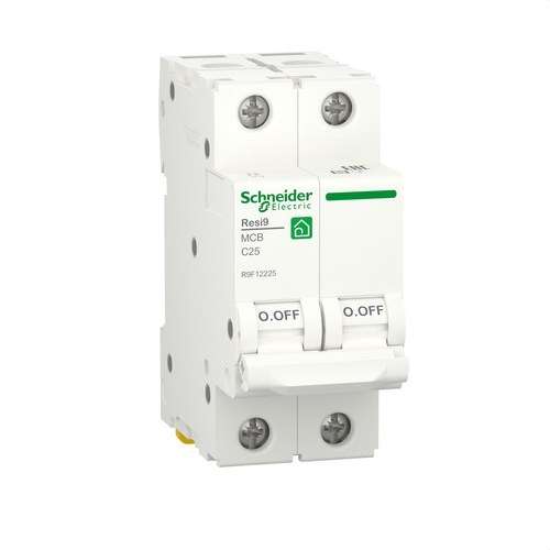 Interruttore Magnetotermico Resi9 2P 25 A 6000 A 230 V con riferimento R9F12225 del marchio SCHNEIDER ELECTRIC