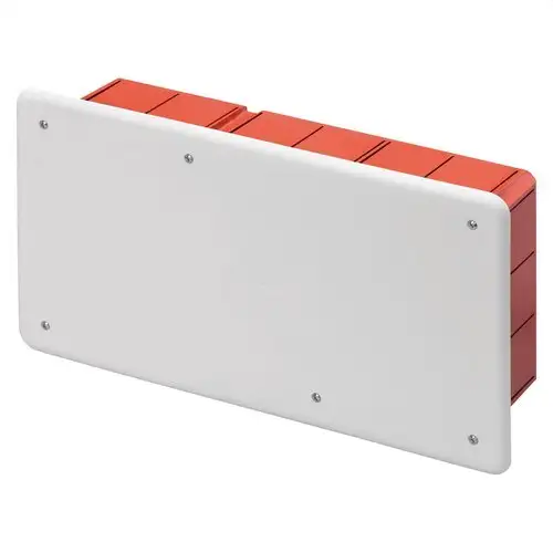Scatola di derivazione e connessione con guide DIN 294x152x75mm con riferimento GW48007 del marchio GEWISS