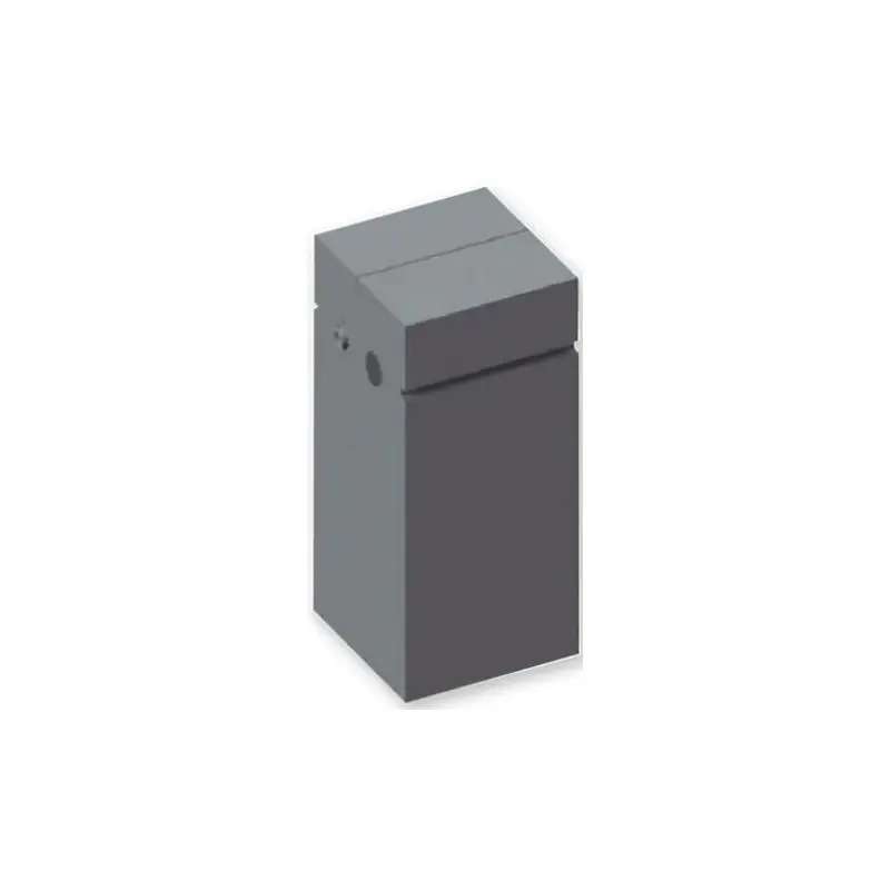 Contenitore di pellet grigio da 225 kg con riferimento C41016190 del marchio FERROLI
