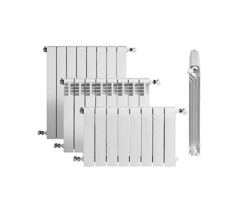 Radiatore d'acqua reversibile DUBAL 80 8 elementi con riferimento 194A35801 del marchio BAXI 