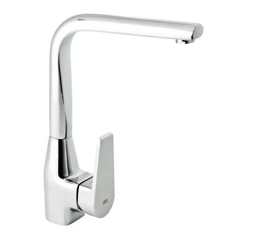 Rubinetto da cucina monocomando KLIP cromato con riferimento 64201 16 45 66 del marchio GENEBRE