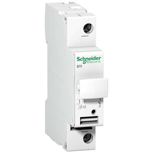 Portafusibili sezionatore STI 1P 400V con riferimento A9N15635 del marchio SCHNEIDER ELECTRIC