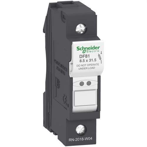 Portafusibili senza pilota 1P 25A fusibile 8,5X31,5 con riferimento DF81 del marchio SCHNEIDER ELECTRIC