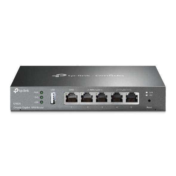 Router VPN Gigabit Omada con riferimento ER605 del marchio TP-LINK