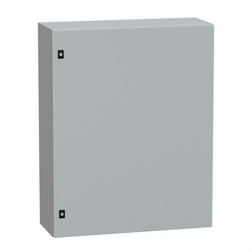 Armadio a muro in acciaio porta cieca senza piastra di montaggio 1000x800x300 PanelSeT CRN con riferimento NSYCRN108300 del marchio SCHNEIDER ELECTRIC
