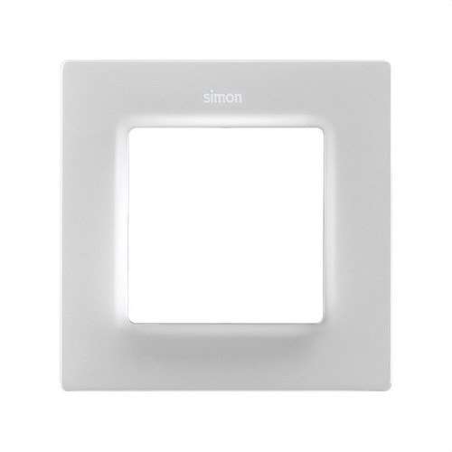 Cornice per 1 elemento bianco opaco Simon 82 Concept con riferimento 8200617-090 del marchio SIMON
