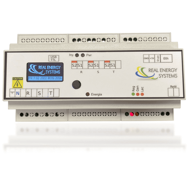 Regolatore di potenza e controllore per autoconsumo PRISMA 310A con riferimento PRISMA-310A del marchio REAL ENERGY SYSTEMS