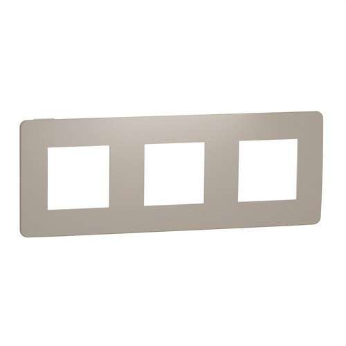 Cornice a 3 elementi visone New Unica Studio con riferimento NU280626 del marchio SCHNEIDER ELECTRIC