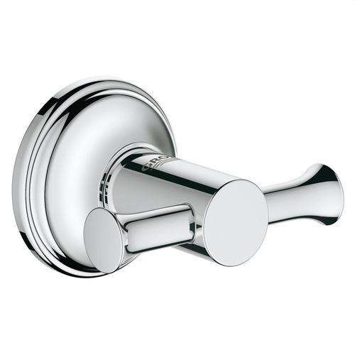 Porta salviette doppio Essentials Authentic cromo con riferimento 40656001 del marchio GROHE