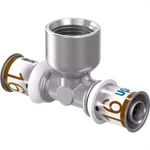 Uponor S-Press PLUS T femmina 16-RP1/2"FT-16 con riferimento 1070595 del marchio UPONOR