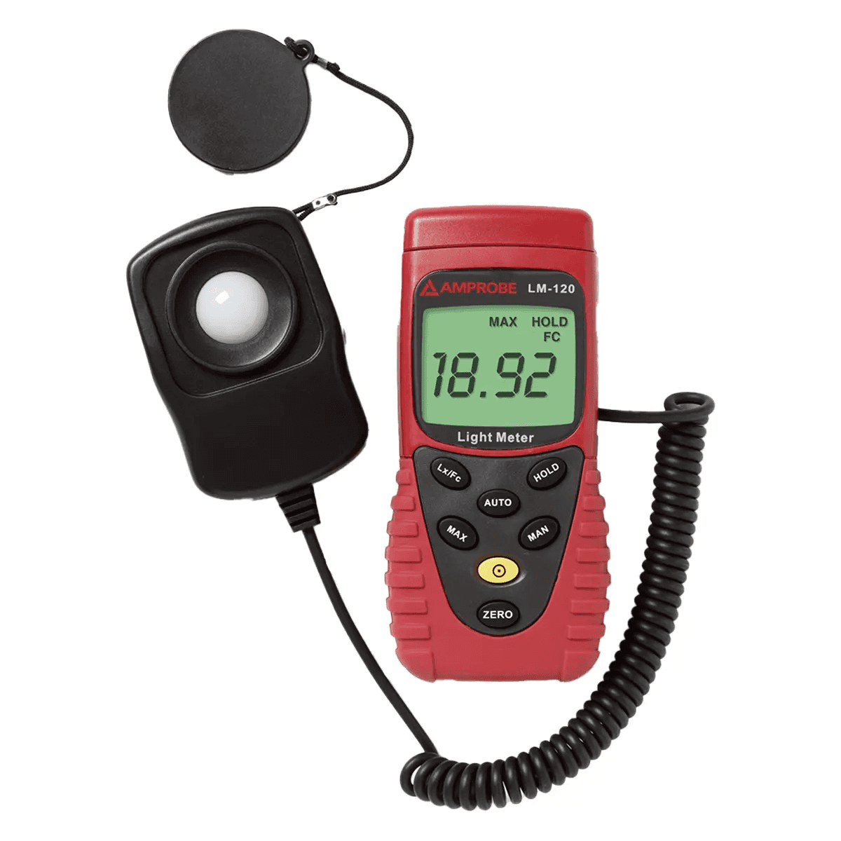 Luxometro digitale a gamma automatica e manuale Fluke LM-120 con riferimento 3052353 del marchio FLUKE