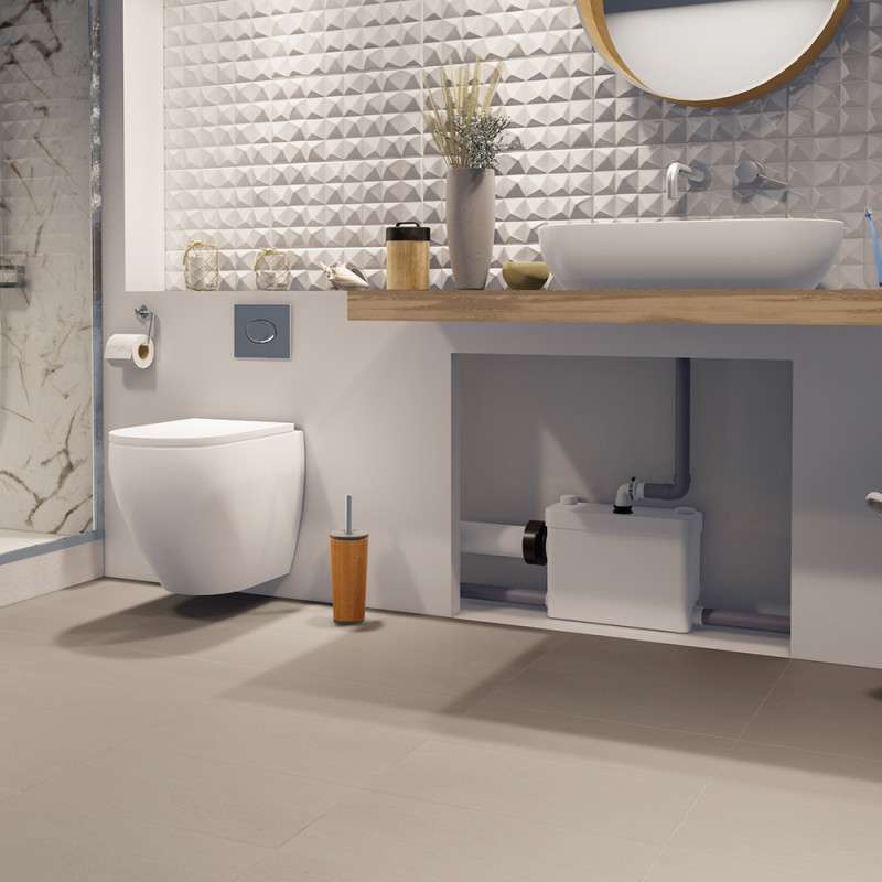 WC con trituratore