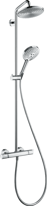 Set doccia termostatico Raindance S Showerpipe 240 cromo con riferimento 27115000 del marchio HANSGROHE