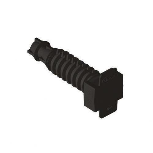 Tasto a pressione nero di diametro 8 mm U64X con riferimento 1251 del marchio UNEX