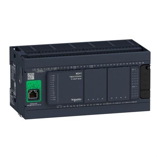 Relè Ethernet CPU CA 24E/16S con riferimento TM241CE40R del marchio SCHNEIDER ELECTRIC