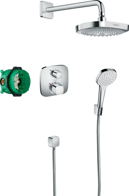 Set doccia termostatico incasso Croma Select E 180 con riferimento 27294000 del marchio HANSGROHE