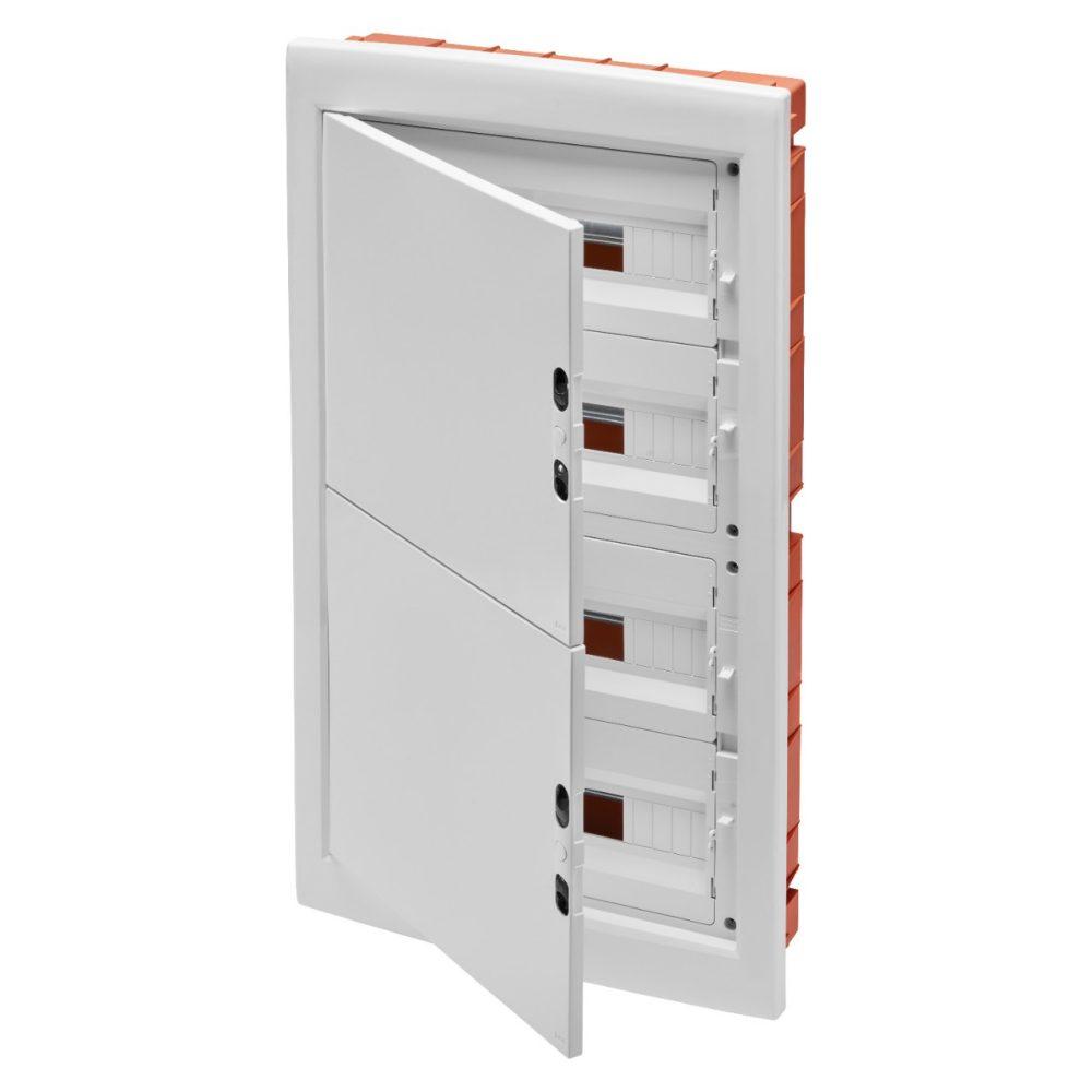 Quadro di distribuzione da incasso con porta cieca 72 moduli (18x4) con riferimento GW40891 del marchio GEWISS