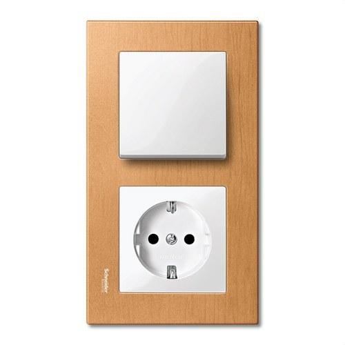 Tasto singolo avorio Eleganza con riferimento MTN432119 del marchio SCHNEIDER ELECTRIC