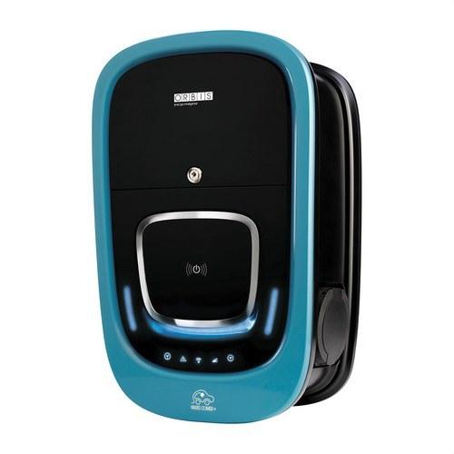 Caricatore per auto elettriche trifase doppio con WiFi Orbis VIARIS UNI 22kW + 22kW con 2 cavi tipo 2 di 5 metri con riferimento OB94P722KA2 del marchio ORBIS