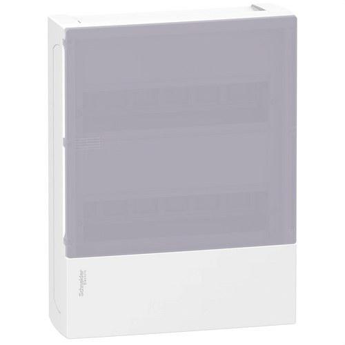 Scatola di distribuzione superficiale MINI PRAGMA 24 moduli porta fumé con riferimento MIP10212T del marchio SCHNEIDER ELECTRIC