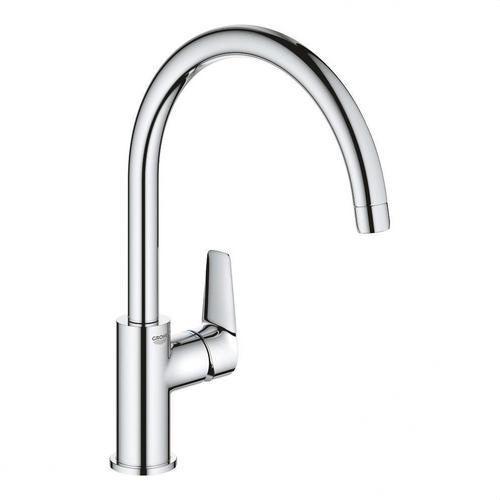 Rubinetto monocomando per lavello BauEdge cromo con riferimento 31367001 del marchio GROHE