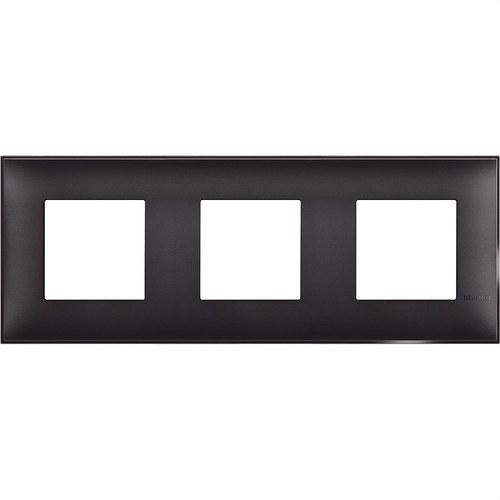 Cornice decorativa per 2x3 moduli dark Classia con riferimento R4802M3BG del marchio BTICINO