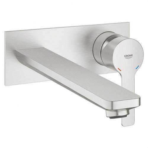 Rubinetto lavabo a parete monocomando 1/2" taglia L Lineare cromato con riferimento 23444DC1 del marchio GROHE