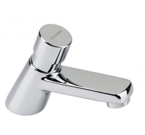 Miscelatore lavabo temporizzato con pulsante 1/2" cromato con riferimento 1036 04 del marchio GENEBRE