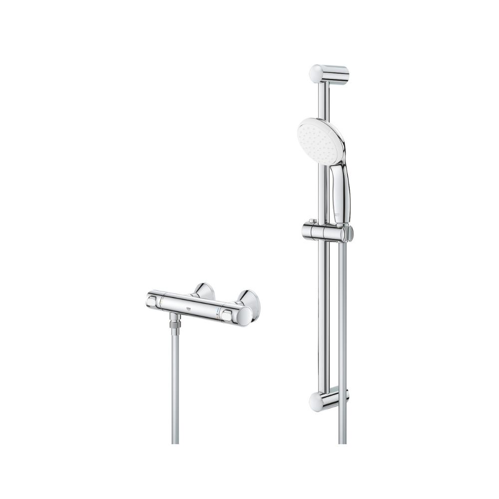 Set doccia termostatico Grohtherm 500 cromo con riferimento 34796001 del marchio GROHE