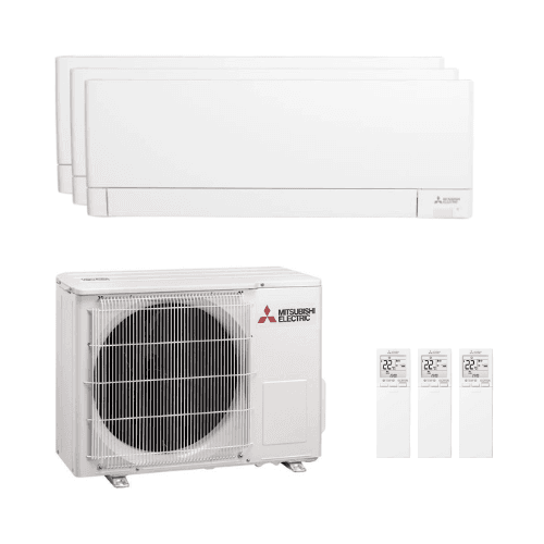 Condizionatore d'aria 3x1 con WiFi e filtro PlasmaQuad+ Mitsubishi 3,5 kW 12000 BTU