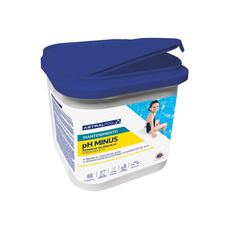 Regolatore di pH Minore solido Astralpool da 4x5kg con riferimento 11385 del marchio ASTRALPOOL