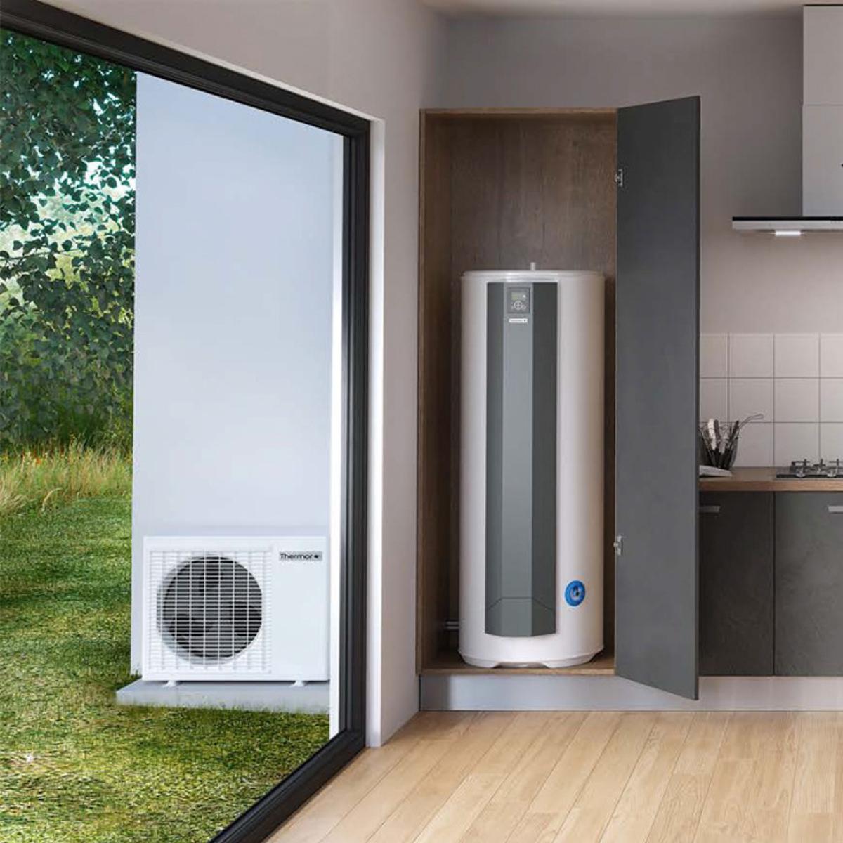 Pompa di calore per ACS Thermor Aéromax Split da 270 litri con riferimento 602120 del marchio THERMOR