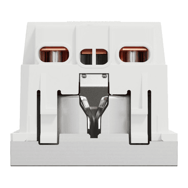 Base presa schuko alluminio New Unica Studio con riferimento NU303730 del marchio SCHNEIDER ELECTRIC