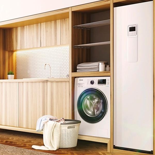 Hydrokit con serbatoio integrato Samsung ClimateHub Mono R32 fino a 16 kW 200 litri - Monofase con riferimento AE200RNWMEG/EU del marchio SAMSUNG