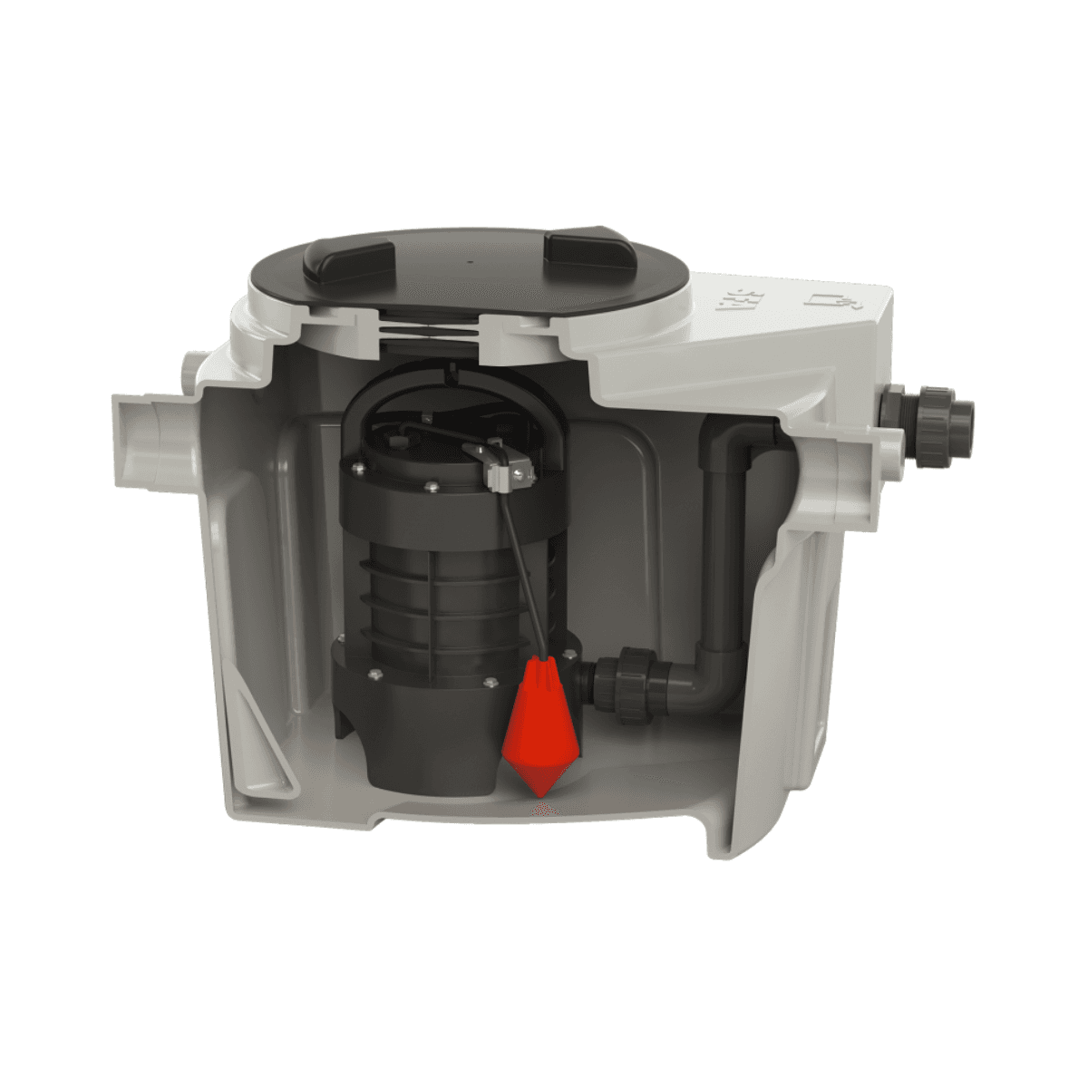 Stazione di pompaggio SFA Sanifos 110 - Versione trituratore con riferimento 009FOS110TM del marchio SFA SANITRIT