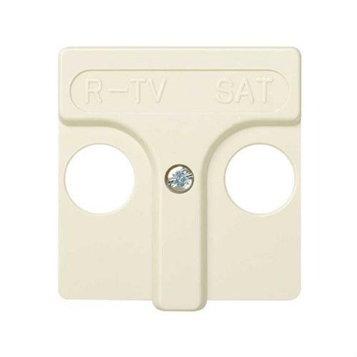 Placca per prese induttive R-TV+SAT avorio Simon 27 Play con riferimento 27097-31 del marchio SIMON