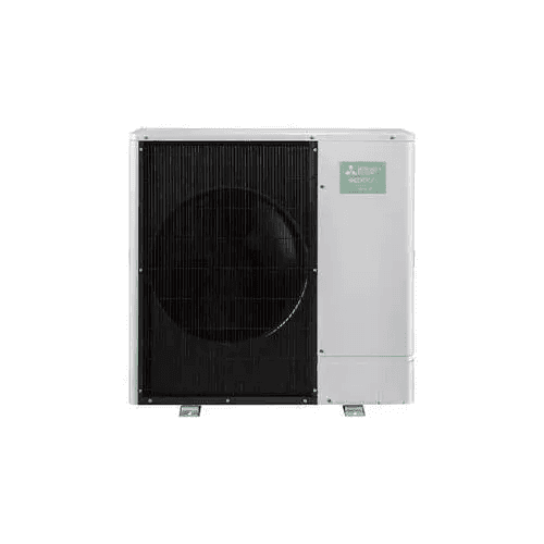 Pompa di calore aerotermica monoblocco Mitsubishi ECODAN PUZ-WZ R290 9 kW con riferimento PUZ-WZ90VAA-W del marchio MITSUBISHI