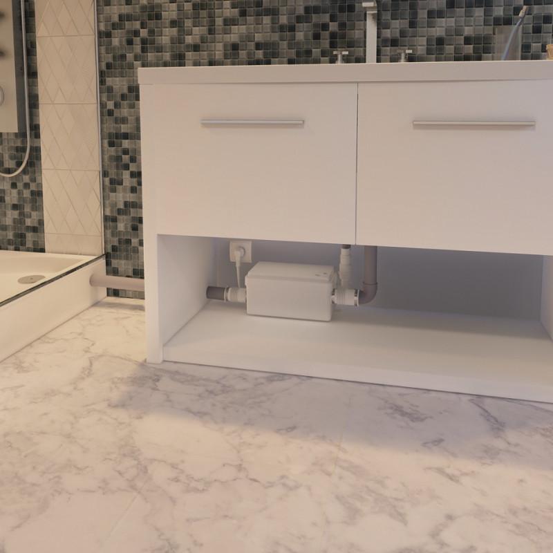 Pompa di evacuazione SFA SANISHOWER per docce con riferimento 0101000 del marchio SFA SANITRIT