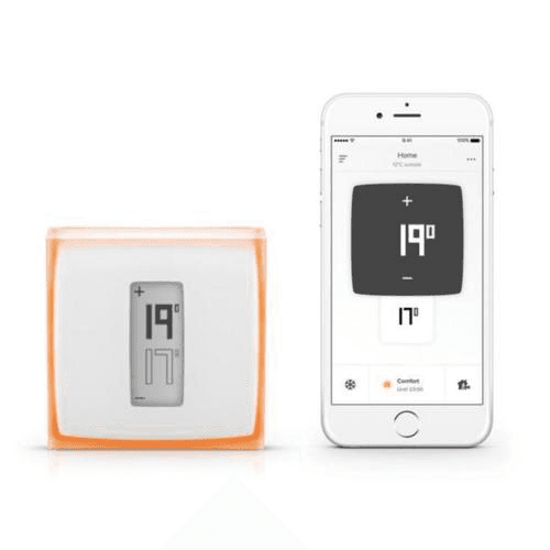 Termostato intelligente wireless Legrand Netatmo con riferimento NTH-PRO del marchio LEGRAND